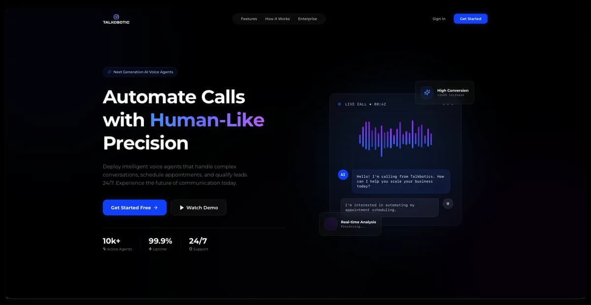 Talkobotic product screenshot